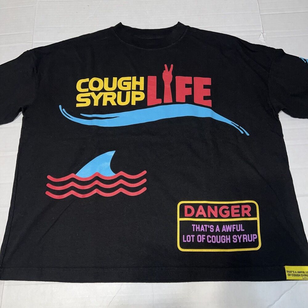 Desto Dubb Small Boxy Shirt Cough Syrup Life That’s A Awful Lot Of Cough Syrup